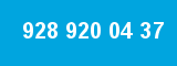 928 920 04 37 928 920 04 37